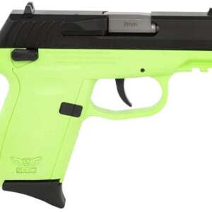SCCY CPX-1 Gen3 Lime Green 9mm 3.1" Barrel 10-Rounds Manual Safety