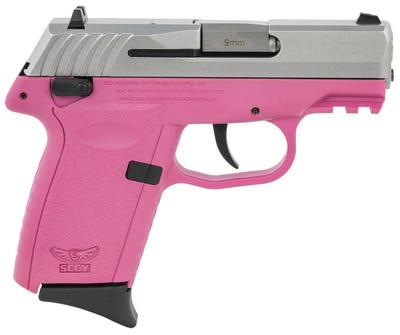 SCCY CPX-1 Gen3 Pink / Stainless 9mm 3.1" Barrel 10-Rounds Ambidextrous Safety
