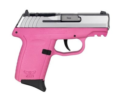 SCCY CPX-2 Pink/Stainless 9mm 3.1" Barrel 10 Rounds Optics Ready