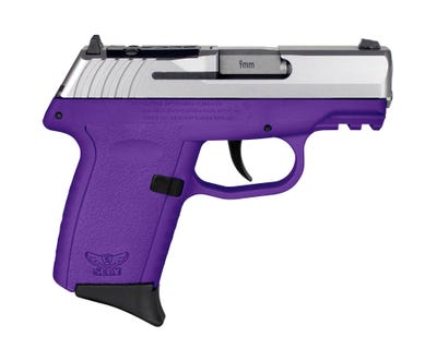 SCCY CPX-2 Purple/Stainless 9mm 3.1" Barrel 10 Rounds Optics Ready