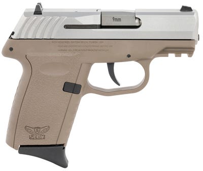 SCCY CPX-2 Gen3 Flat Dark Earth / Stainless 9mm 3.1" Barrel 10-Rounds