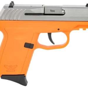 SCCY CPX-2 Gen3 Stainless / Orange 9mm 3.1" Barrel 10-Rounds