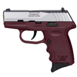 SCCY CPX-3 Crimson .380 ACP 3.1" Barrel 10-Rounds 3-Dot Sights