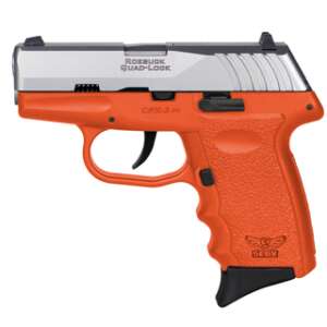 SCCY CPX-3 Orange .380 ACP 3.1" Barrel 10-Rounds 2 Mags