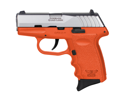SCCY CPX-3 Orange .380 ACP 3.1" Barrel 10-Rounds 2 Mags