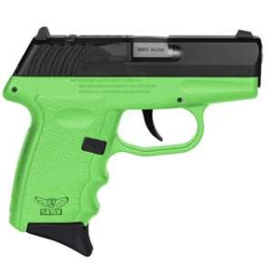 SCCY CPX-3 Lime 380 ACP 3.1" Barrel 10 Rounds Optics Ready