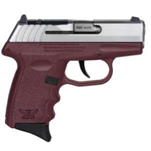 SCCY CPX-3 Crimson/Stainless 380 ACP 3.1" Barrel 10 Rounds Optics Ready