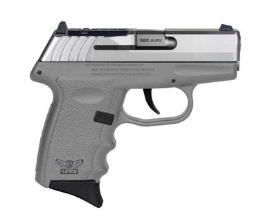 SCCY CPX-3 Gray/Stainless 380 ACP 3.1" Barrel 10 Rounds Optics Ready
