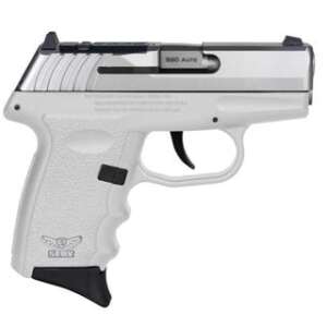 SCCY CPX-3 White/Stainless 380 ACP 3.1" Barrel 10 Rounds Optics Ready