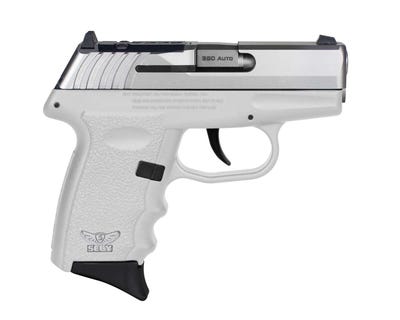 SCCY CPX-3 White/Stainless 380 ACP 3.1" Barrel 10 Rounds Optics Ready