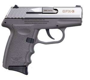 SCCY CPX-3 Gray .380 ACP 3.1" Barrel 10-Rounds 3-Dot Sights