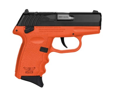 SCCY CPX-4 Orange Frame/Black Slide 380 ACP 2.96" Barrel 10-Rounds MS