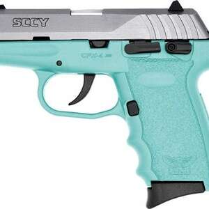 SCCY CPX-4 Light Blue .380 ACP 2.96" Barrel 10-Rounds 2 Mags