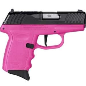 SCCY DVG-1 RDR Pink Frame/Black Slide 9mm 3.1-inch Barrel 10-Rounds