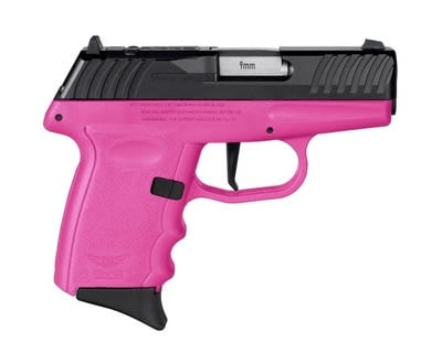 SCCY DVG-1 RDR Pink Frame/Black Slide 9mm 3.1-inch Barrel 10-Rounds