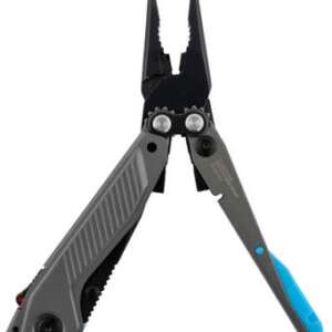 SOG Flash Multi-Tool Urban Grey/Cyan 2.40" Plain Clip Point Blade