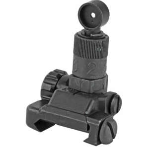 KAC-Folding Micro Rear Sight, 200-600 Meter Adj. PN:25650