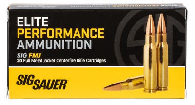 Sig Sauer Elite Performance Rifle Ammo .308 Win 150-Grain 20-Rounds FMJ