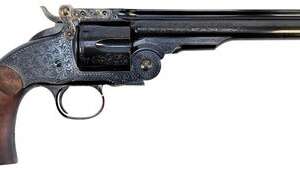 Taylors and Co Top Break Schofield .45 Colt 7" Barrel 6-Rounds Engraved