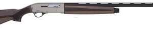 Tristar Raptor Semi Auto Shotgun 12 GA 28-inch 5Rds - Silver Receiver With Wood Stock
