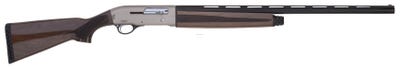 Tristar Raptor Semi Auto Shotgun 12 GA 28-inch 5Rds - Silver Receiver With Wood Stock