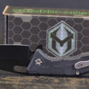 Heretic Martyr Manual Knife Black Aluminum 3" Black