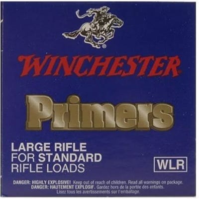 Winchester Centerfire Primers 1000-Count Large Rifle