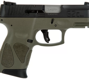 Taurus G2C Pistol Black/OD Green 9mm 3.25" Barrel 12-Rounds Includes 2 Magazines
