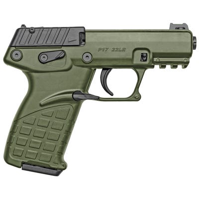 Kel-Tec P17 OD Green .22 LR 3.93" Barrel 16-Rounds Fiber Optic Front Sight