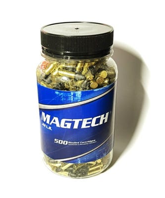 MagTech Rimfire Rifle Brass .22 LR 40-Grain 500-Rounds LRN