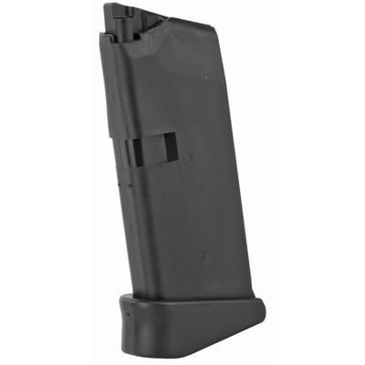 Glock 43 Magazine with Extension Black 9mm 6Rd