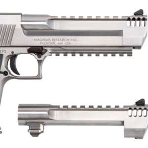 MAGNUM RESEARCH DESERT EAGLE MARK XIX STAINLESS .429 DE / .50 AE 6" BARREL 7-ROUNDS