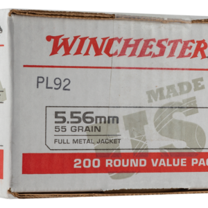 WINCHESTER USA 5.56 AMMO 55 GRAIN 200-ROUNDS FMJ