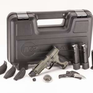 SMITH AND WESSON M&P M2.0 METAL SPEC SERIES BUNDLE OD GREEN 9MM 4.8" BARREL 23-ROUNDS