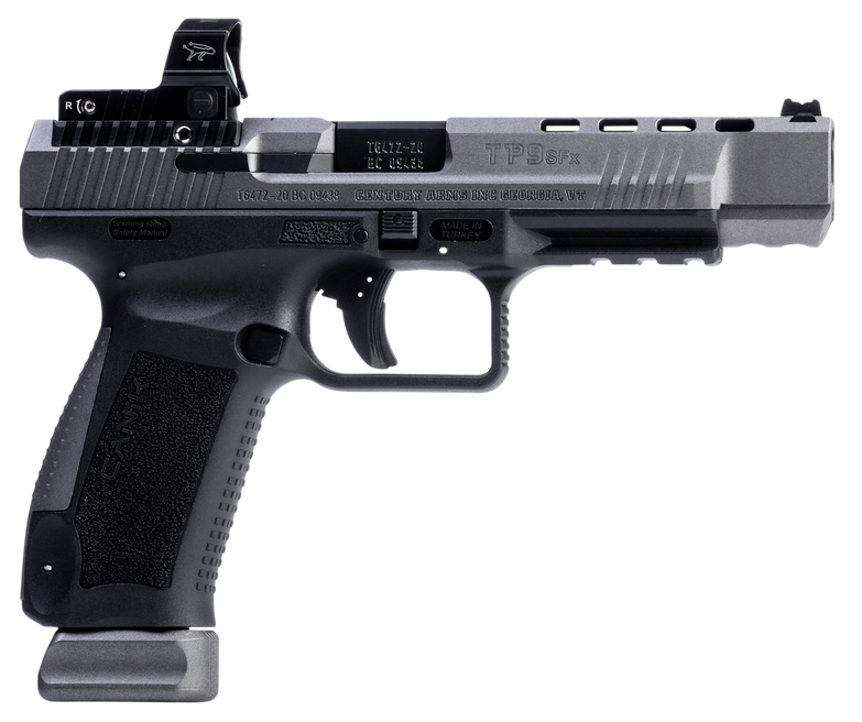 CANIK TP9 SFX TUNGSTEN 9MM 5.2" BARREL 20-ROUNDS W/ MECANIK MO2 RDS