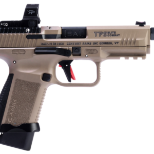 CANIK TP9 ELITE COMBAT FLAT DARK EARTH 9MM 4.7" BARREL 18-ROUNDS W/ MECANIK MO2