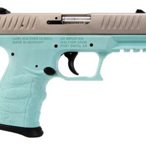 WALTHER CCP M2 ANGEL BLUE / STAINLESS .380 ACP 3.54" BARREL 8-ROUNDS ADJUSTABLE REAR SIGHT