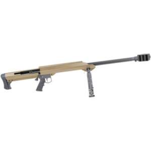 BARRETT MODEL 99 BOLT ACTION RIFLE .50 BMG 32-INCH HEAVY BARREL SINGLE SHOT TAN