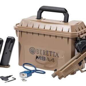 BERETTA M9A4 FLAT DARK EARTH 9MM 5.2" BARREL 15-ROUNDS OPTIC BUNDLE