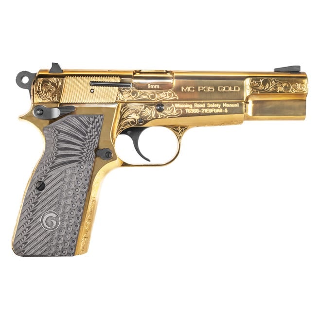 EAA CORP GIRSAN MCP35 GOLD ENGRAVED 9MM 4.87" BARREL 15-ROUNDS
