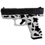 GLOCK 43X "GLITTER COW PRINT" 9MM 3.4" BARREL 10-ROUNDS
