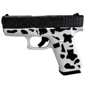 GLOCK 43X "GLITTER COW PRINT" 9MM 3.4" BARREL 10-ROUNDS