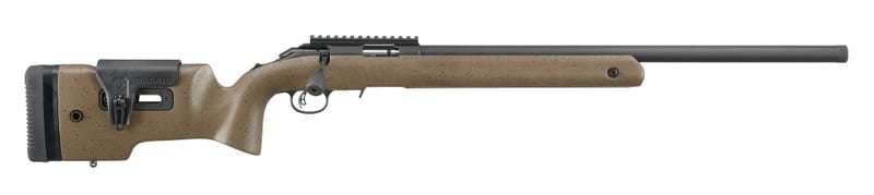 RUGER AMERICAN RIMFIRE LONG RANGE TARGET BROWN .22 LR 22" 10 ROUNDS