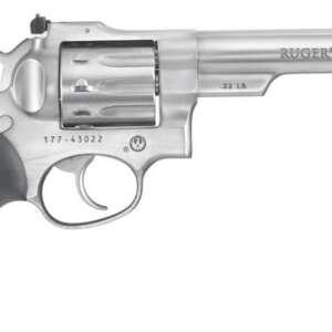 RUGER GP100 DOUBLE-ACTION REVOLVER STAINLESS .22LR 5.5" BARREL 10-ROUNDS