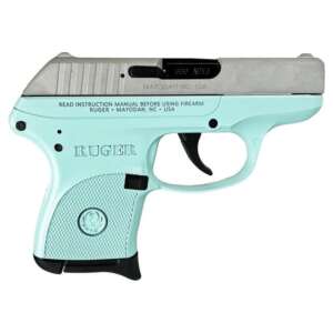 RUGER LCP TIFFANY BLUE / SILVER .380 ACP 2.75" BARREL 6-ROUNDS