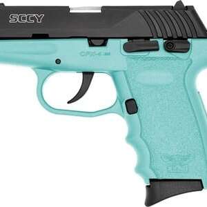 SCCY CPX-4 LIGHT BLUE .380 ACP 2.96" BARREL 10-ROUNDS