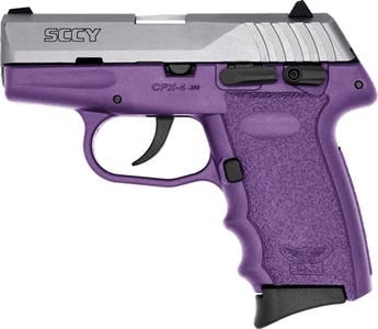 SCCY CPX-4 PURPLE 380 ACP 2.96" BARREL 10 ROUNDS STAINLESS SLIDE