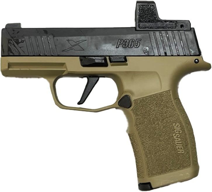 SIG SAUER P365X 9MM COYOTE TAN 3.1" BARREL 12-ROUNDS ROMEO ZERO