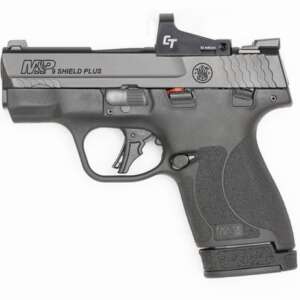 SMITH AND WESSON M&P9 SHIELD PLUS 9MM 3.1" BARREL 13-ROUNDS W/ CRIMSON TRACE RDS