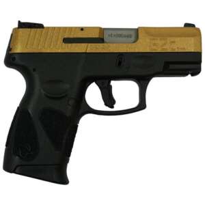 TAURUS G2C "GOLD GLITTER" GOLD / BLACK 9MM 3.2" BARREL 12-ROUNDS